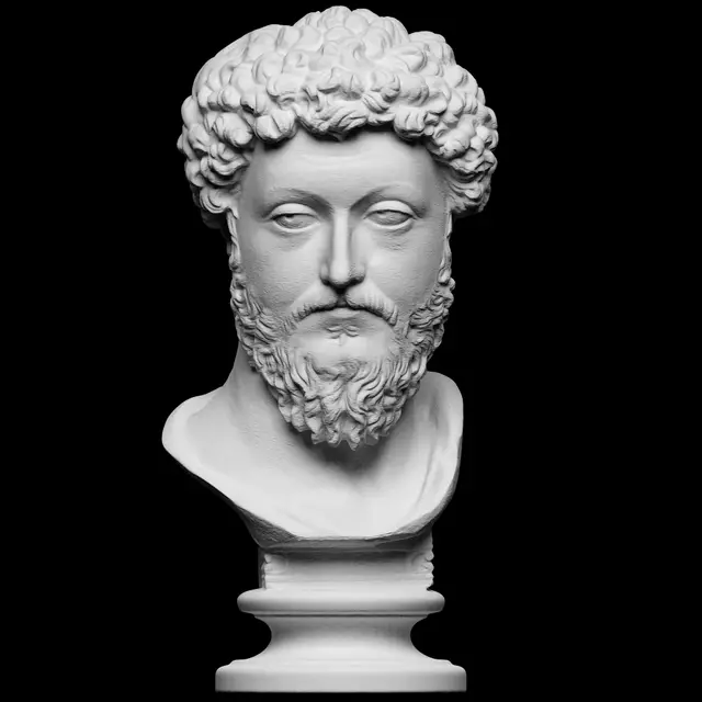 Bust of Marcus Aurelius — modelo 3D
