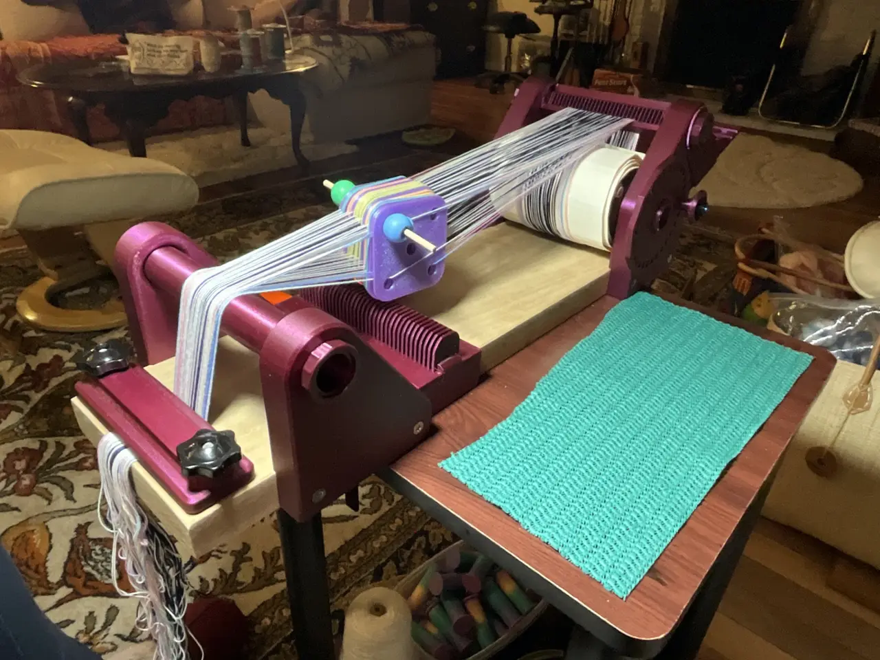 Printed Tabletop Band Weaving / Tablet Loom — modelo 3D
