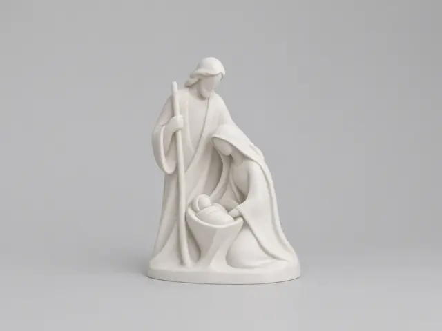 Modern Minimalist Nativity Scene — modelo 3D