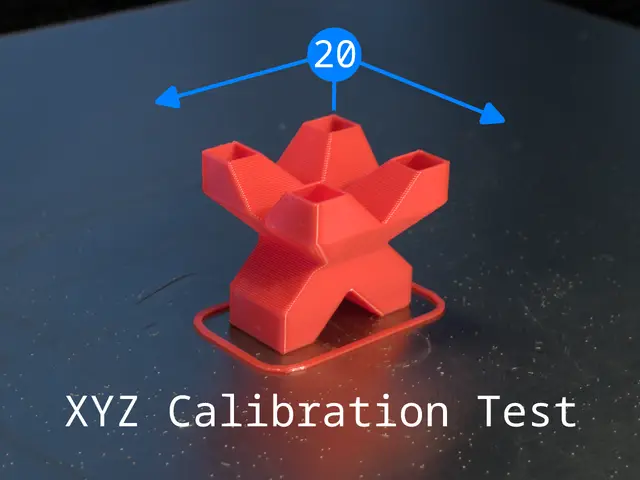 XYZ Calibration Test — modelo 3D