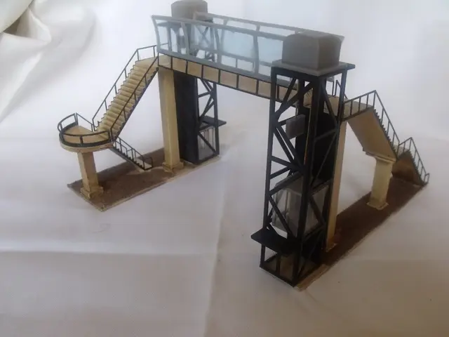 Passerelle pieton HO — modelo 3D