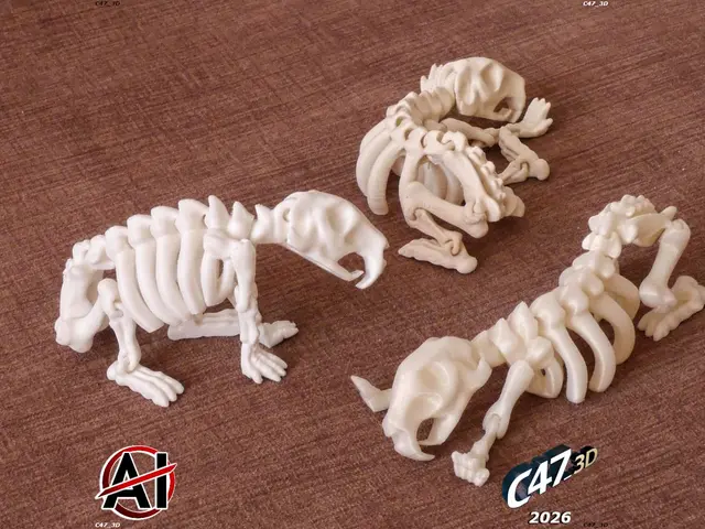 Flexi Capybara Skeleton — modelo 3D