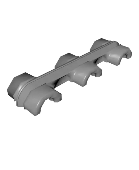 3 MU Fix Point Bolt-Locked Insert - Rail — modelo 3D