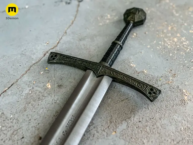 Medieval Longsword - Kingdom Come - Sir Radzig Kobyla sword — modelo 3D