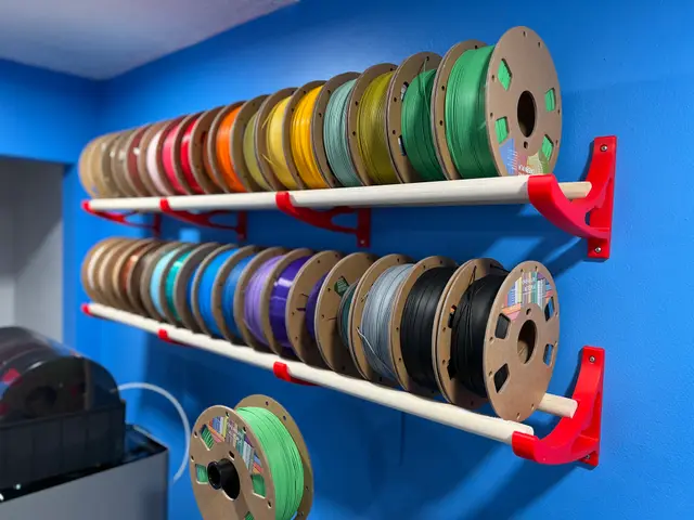 Spool Shelf Storage — modelo 3D