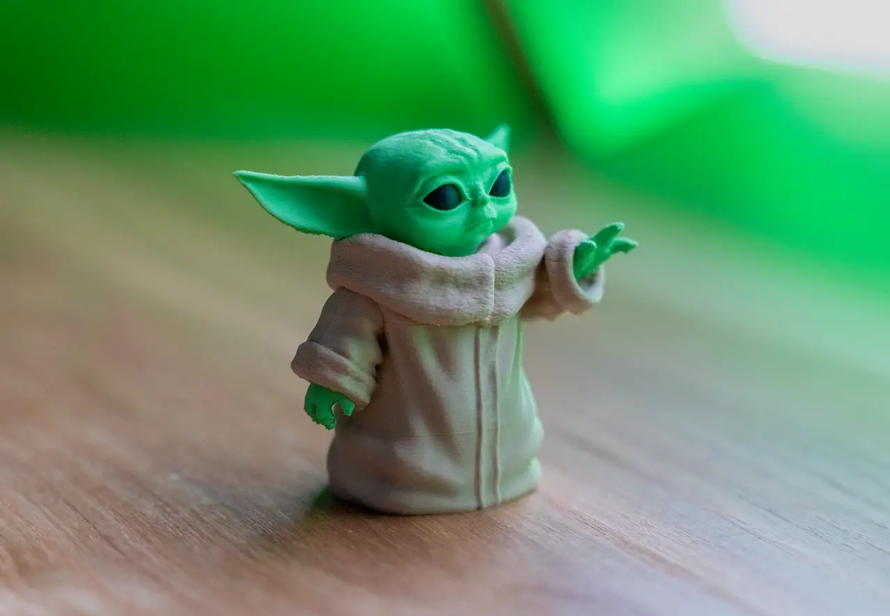Colorized Grogu (Baby Yoda) — modelo 3D