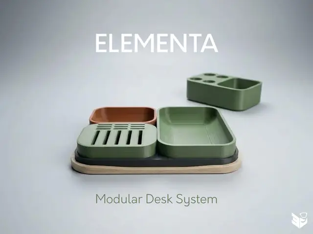 ELEMENTA — Modular Desk System — modelo 3D