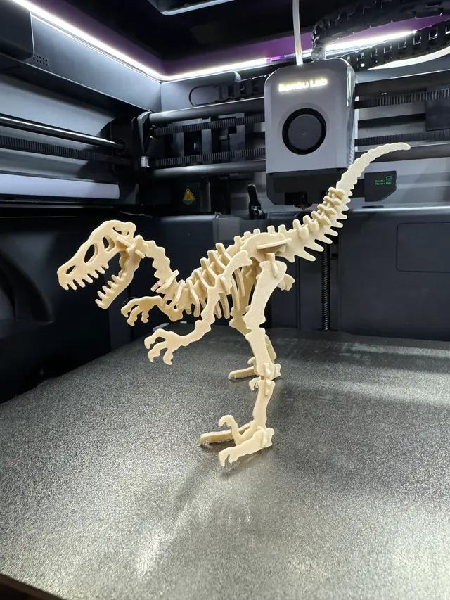 Velociraptor Kit Card — modelo 3D