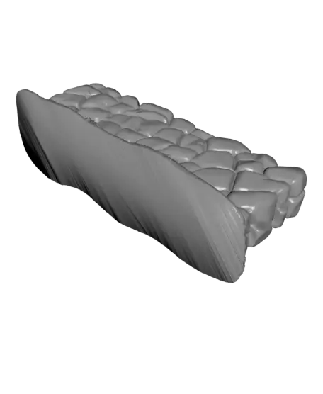Small Fence - With Free Dragon - 5e DnD Inspired for RPG and Wargamers — modelo 3D