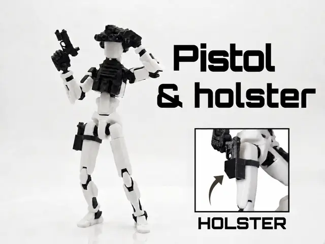 Dummy 13 Modern Pistol Holster Set — modelo 3D