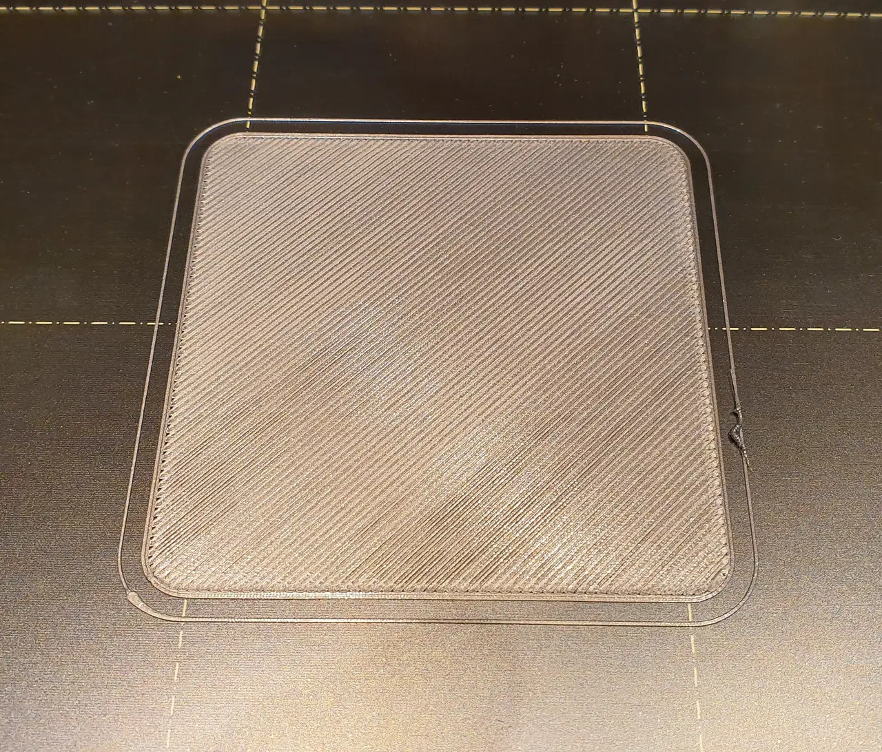 First layer test 60x60 mm square / Z calibration — modelo 3D