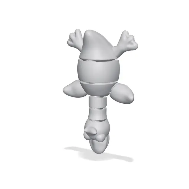 Articulated Duck Toy — modelo 3D