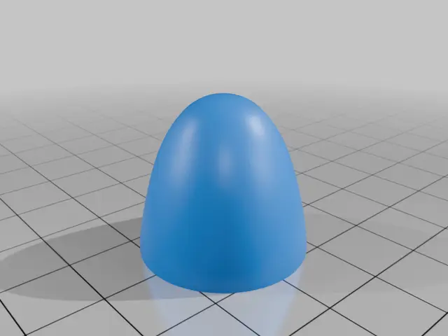25mm Dummy Nose Cone for the Lull DLG / Sanding Guide — modelo 3D