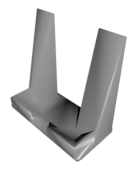 Gridfinity 2x1 Phone Stand - No Supports Needed — modelo 3D
