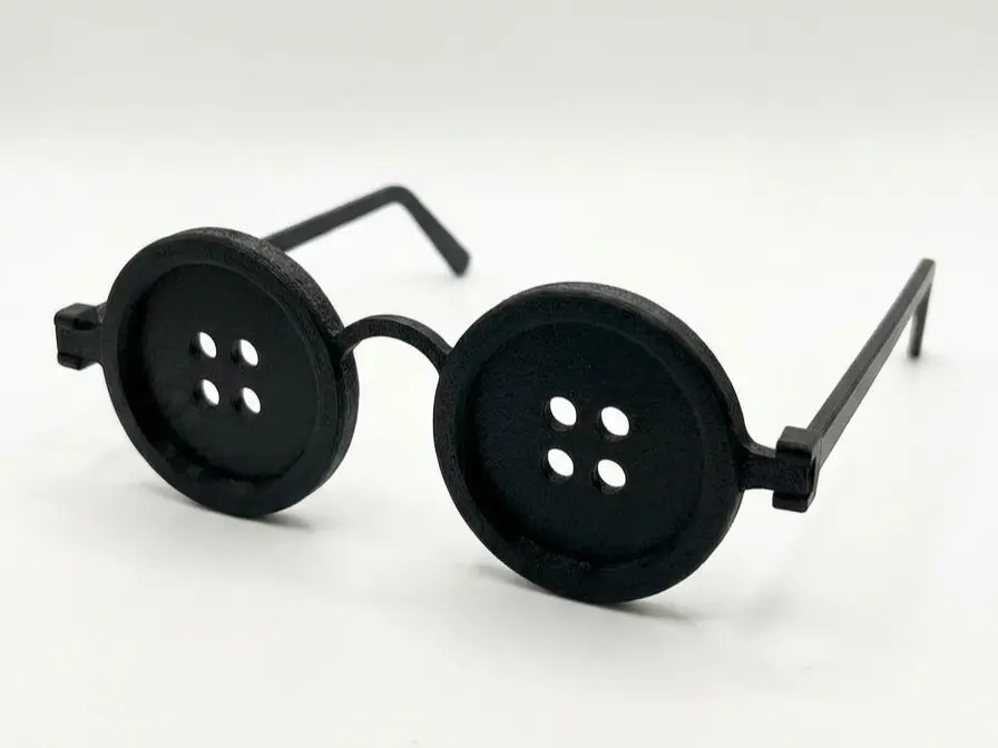 Lentes tipo Coraline — modelo 3D