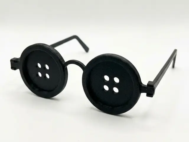 Lentes tipo Coraline — modelo 3D