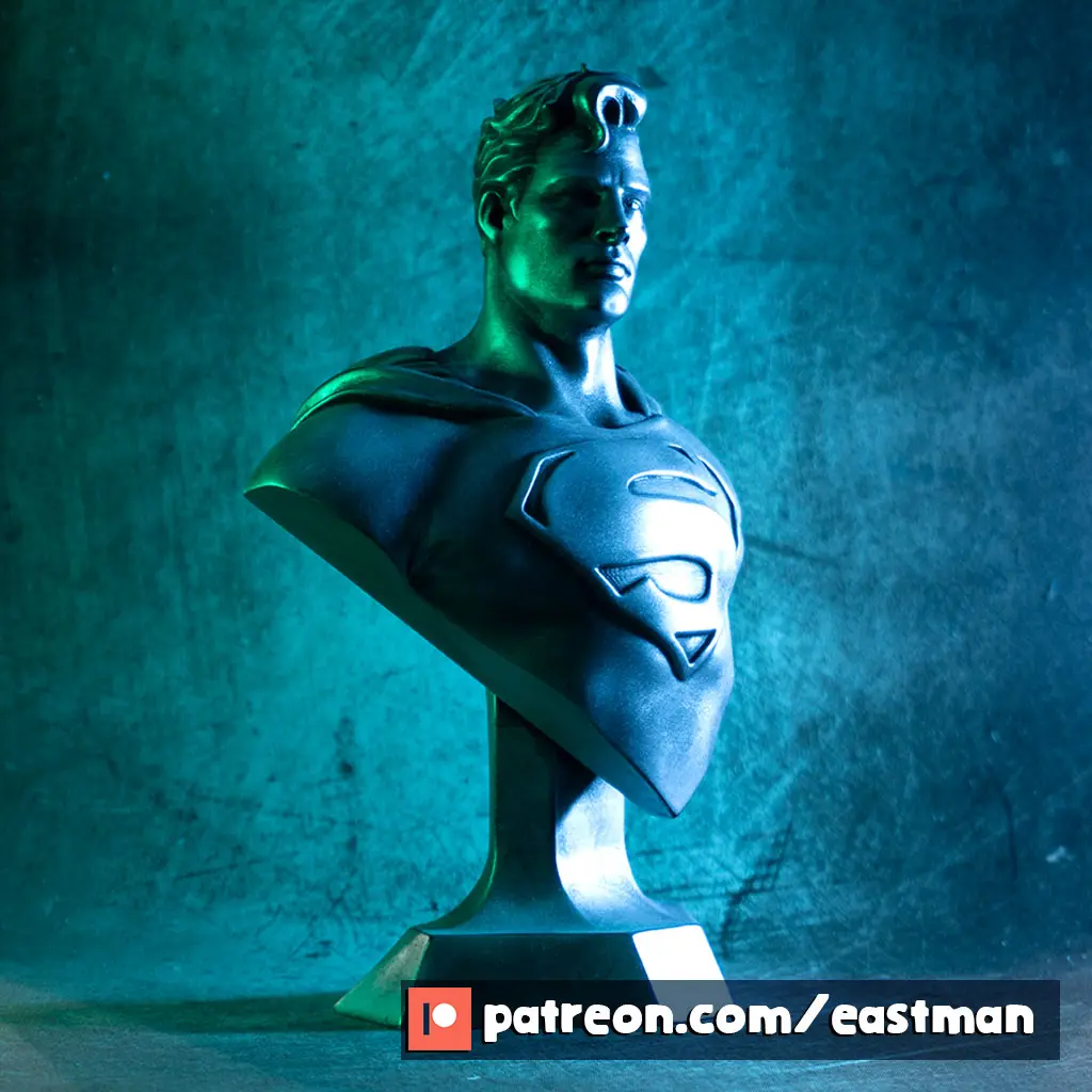 Man of Steel Bust — modelo 3D