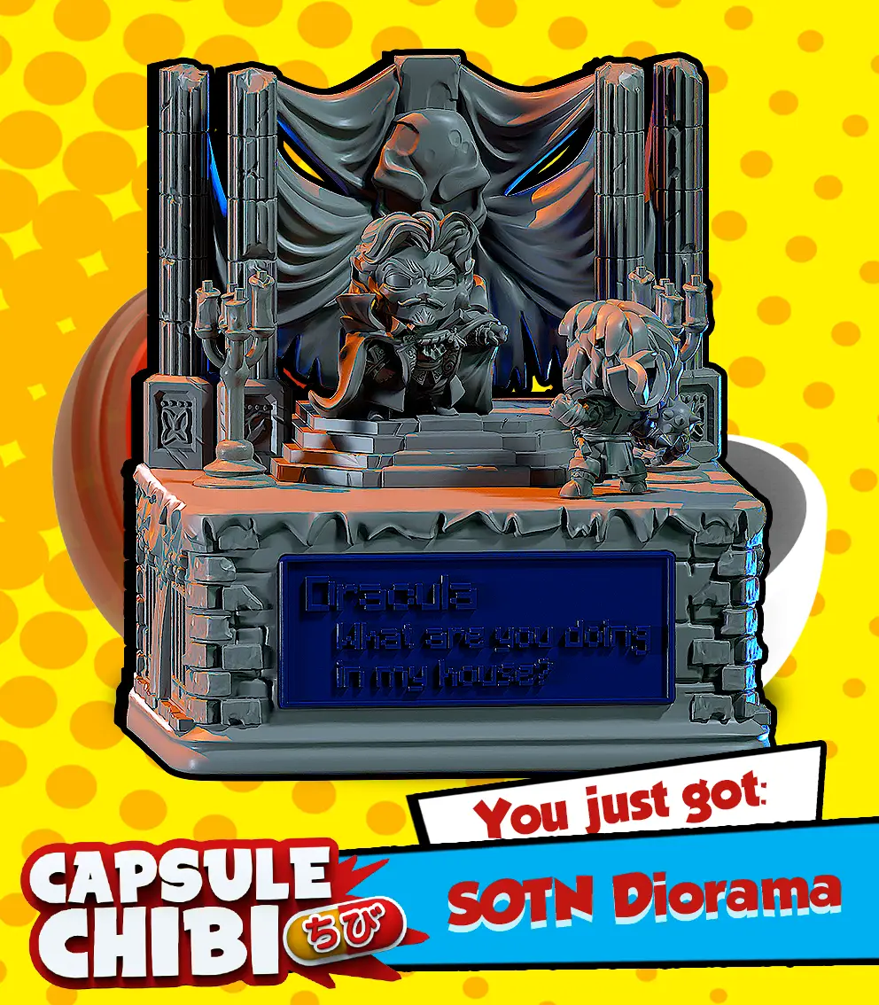 Symphony of the Night Diorama — modelo 3D