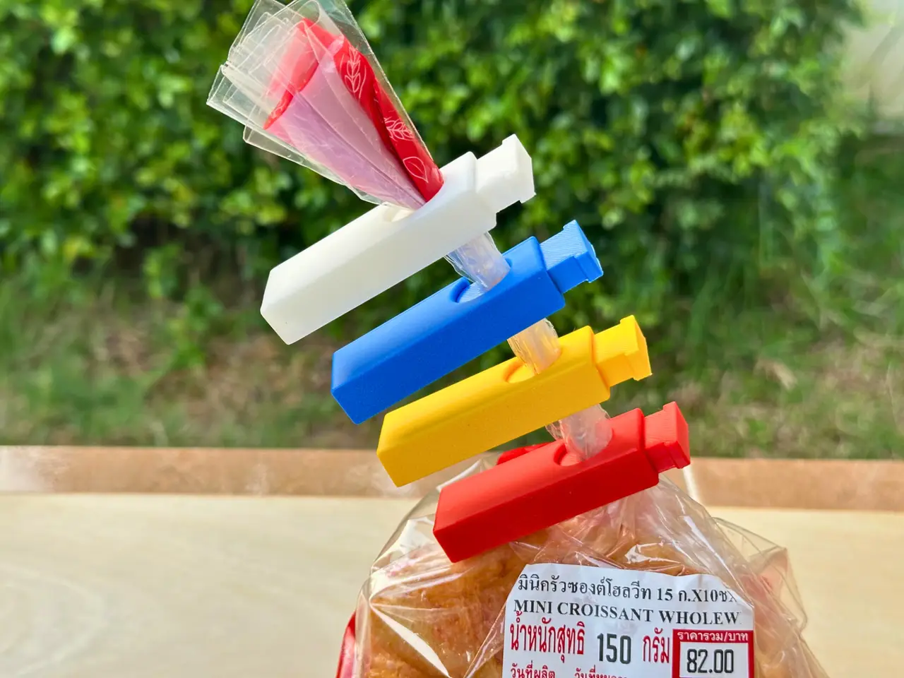 Press-to-Seal Clip / Food Bag Sealing Clip — modelo 3D
