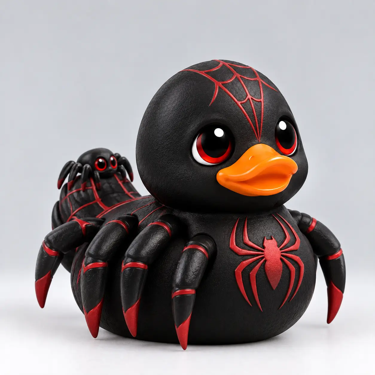 Spider Halloween Duck — modelo 3D
