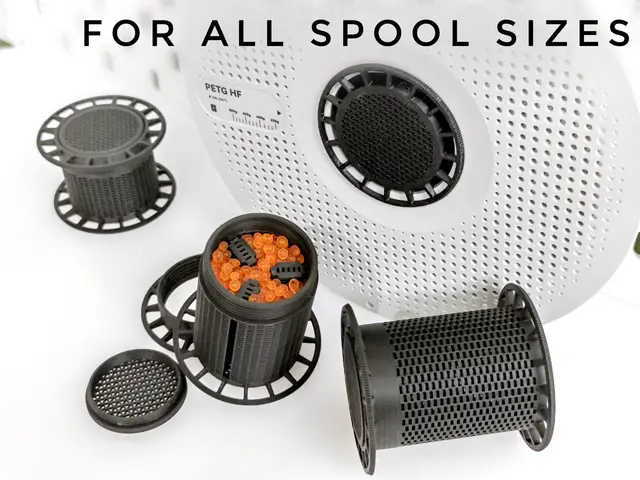 High Performance Spool Desiccant Container Holder — modelo 3D