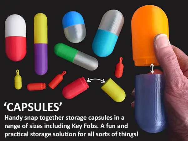 Capsules — modelo 3D