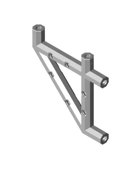 4x4 MU Bracket - Bolt-Locked Inserts — modelo 3D