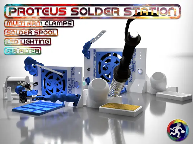 Proteus Solder Station - 80mm fan — modelo 3D