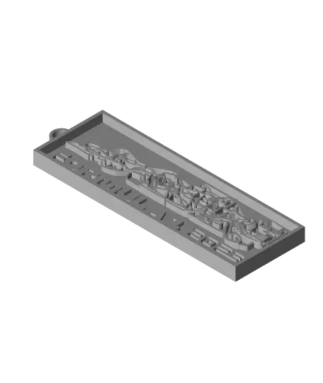 Formula One 2023 Keychain — modelo 3D