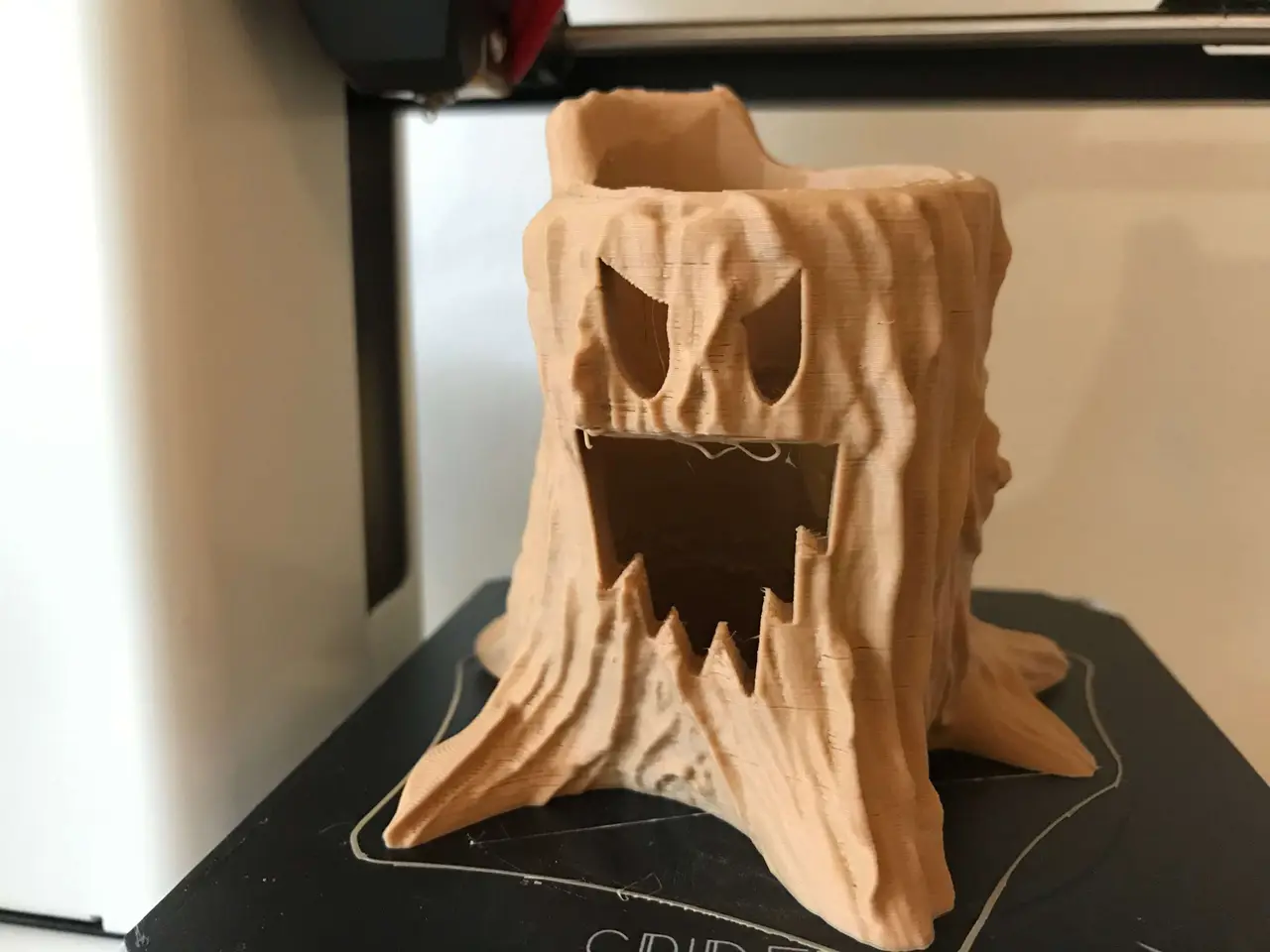 Halloween Tree Stump LED Candle — modelo 3D