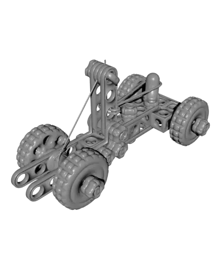 STEMFIE Rubber-band-driven car — modelo 3D