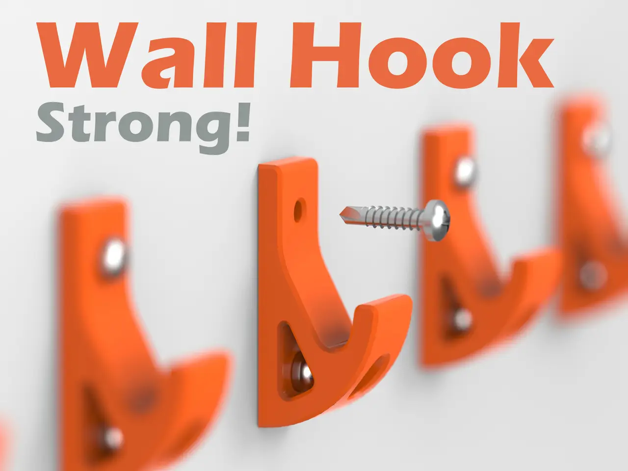 Strongest Small Wall Hook — modelo 3D