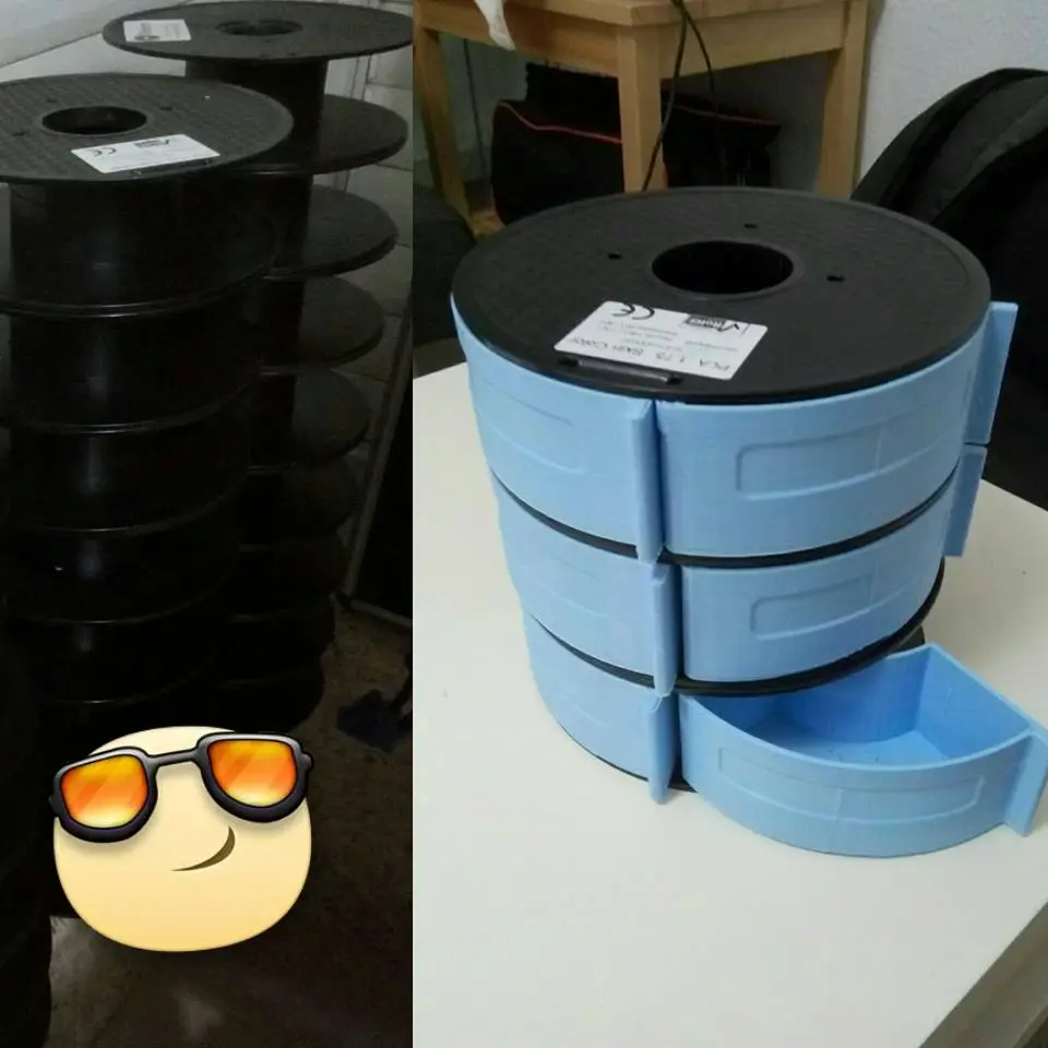 Spool drawer organizer — modelo 3D