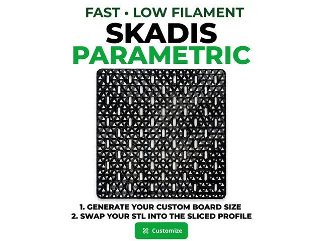 Parametric SKADIS Fast Low Filament -Generate&Swap — modelo 3D