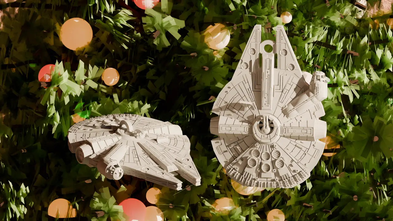 Millennium Falcon Star Wars - Christmas Ornament — modelo 3D
