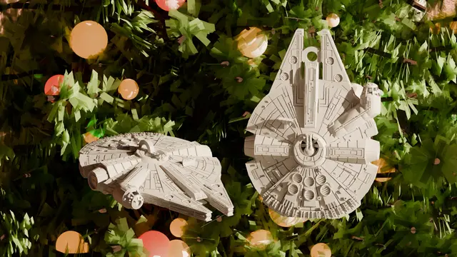 Millennium Falcon Star Wars - Christmas Ornament — modelo 3D