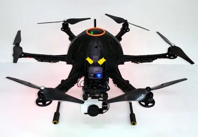 Canopy for hexa with Thunder S550 frame V2.0 ( only 125gr) — modelo 3D