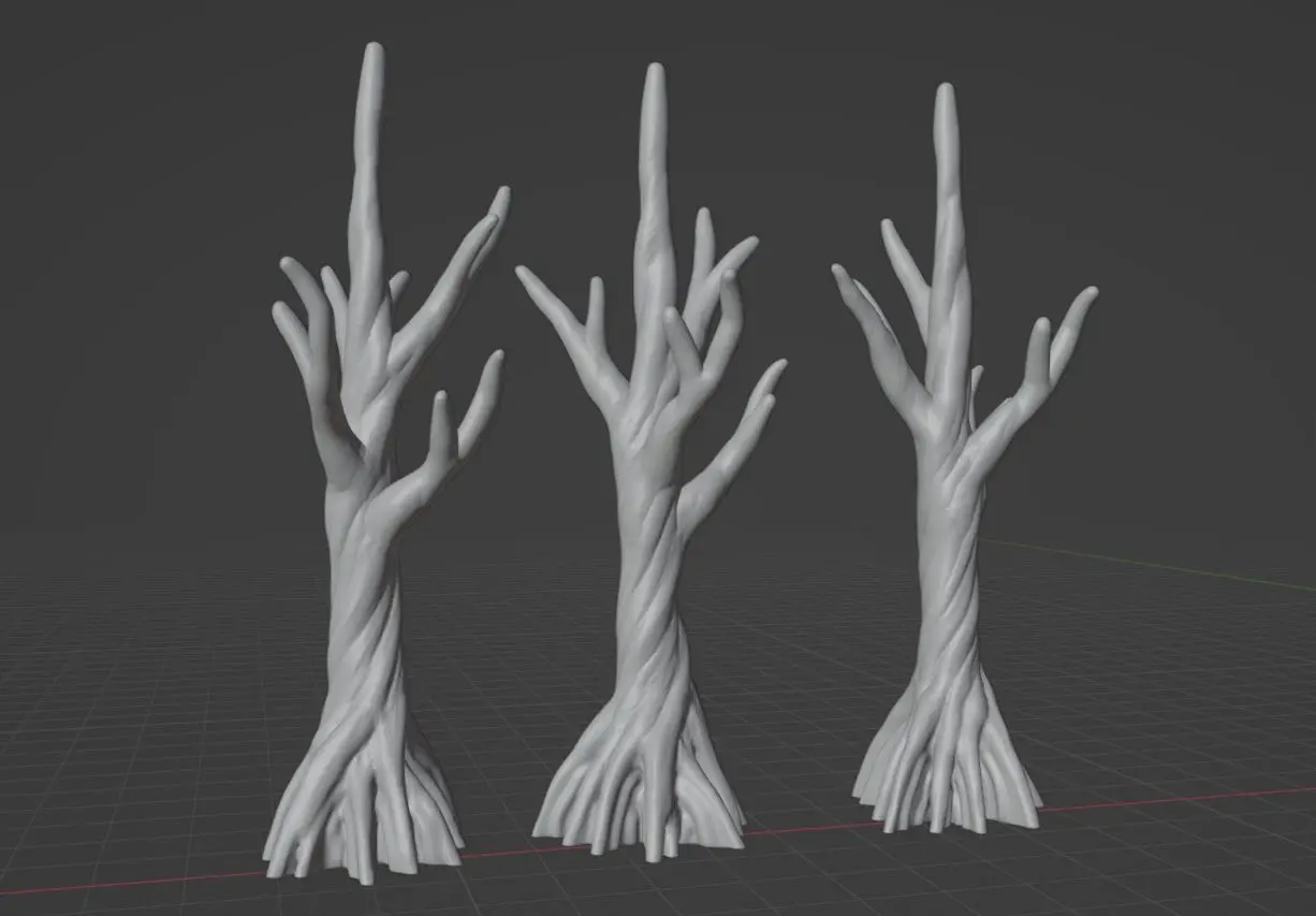 Dead Tree (Supportless) - Tabletop Terrain — modelo 3D