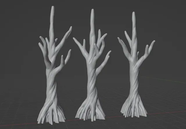 Dead Tree (Supportless) - Tabletop Terrain — modelo 3D