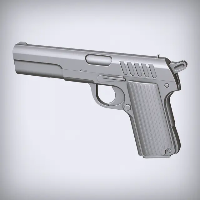 Gun — modelo 3D