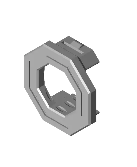 Raised Double-Sided Snap (DS Part B) — modelo 3D