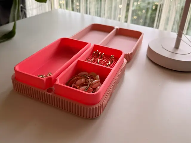 Jewelry Organizer Box with Removable Trays — modelo 3D