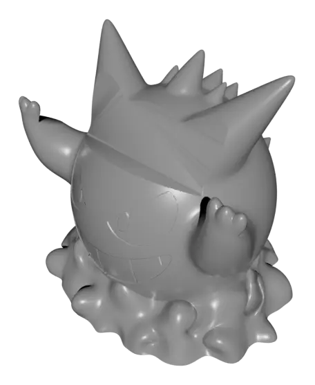 Gengar Nintendo Switch Holder — modelo 3D