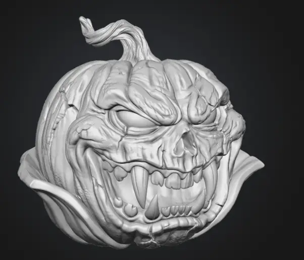 Vampire Jack-o-lantern — modelo 3D