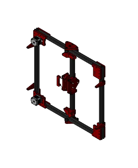 CoreXY Laser Engraver — modelo 3D