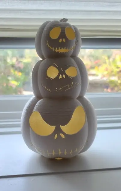 Light up Jack Skellington Pumpkin Tower — modelo 3D