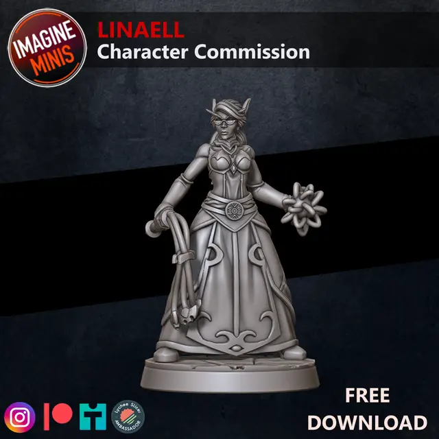 Character Contest - Linaell — modelo 3D