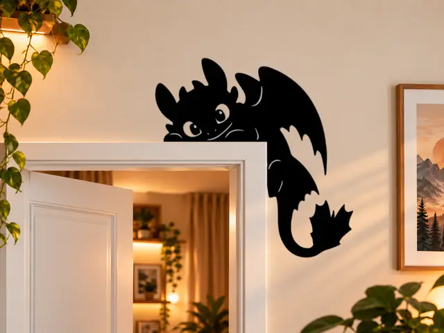 WallArt - Drachenzähmen leicht gemacht 002 — modelo 3D