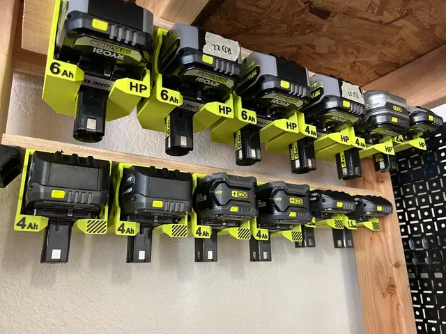 Ryobi 18V Battery Mount — modelo 3D