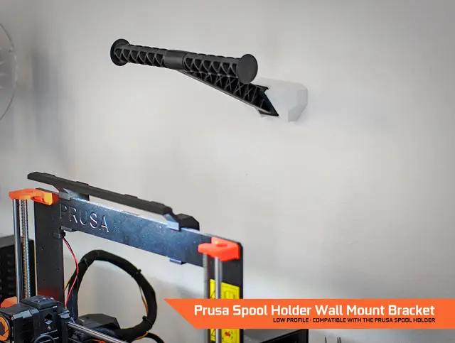 Prusa Spool Holder Wall Mount Bracket — modelo 3D